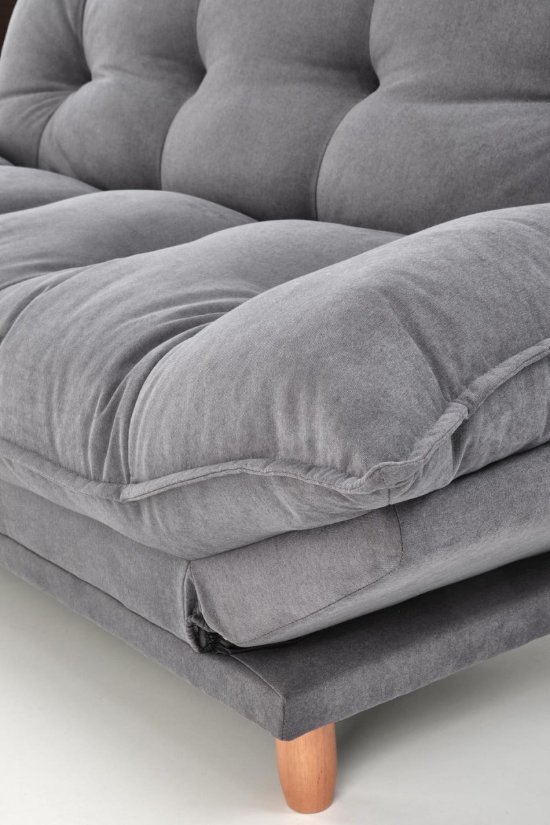 PILLOW sofa rozkładana, popielaty (1p=1szt)