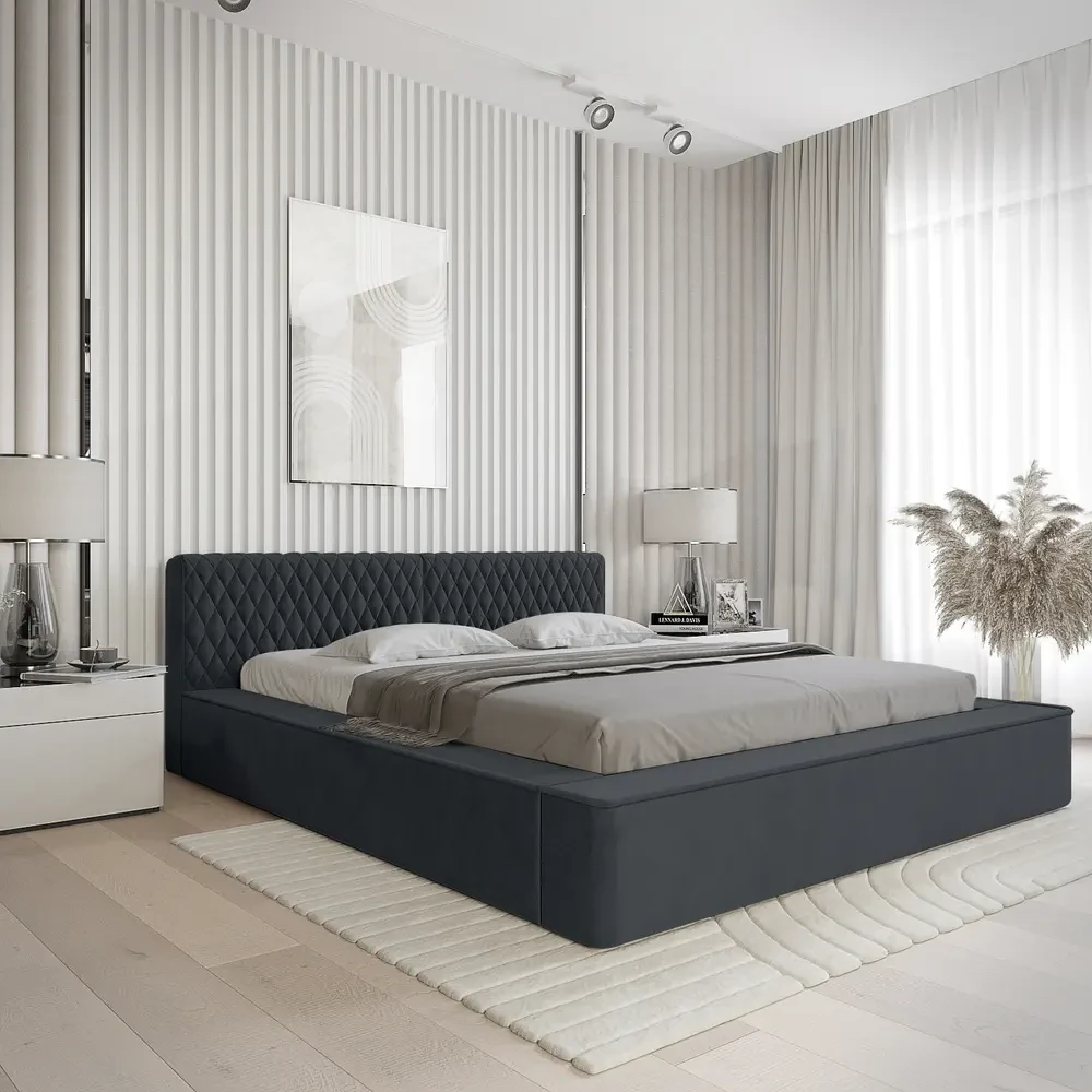 Łóżko tapicerowane Azurro