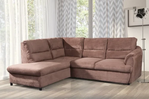 Narożnik Gusto [Benix] z funkcją spania i pojemnikiem na pościel