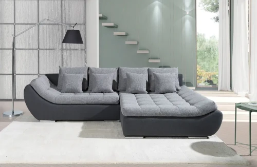 Narożnik Hugo [Benix] z funkcją spania i pojemnikiem na pościel