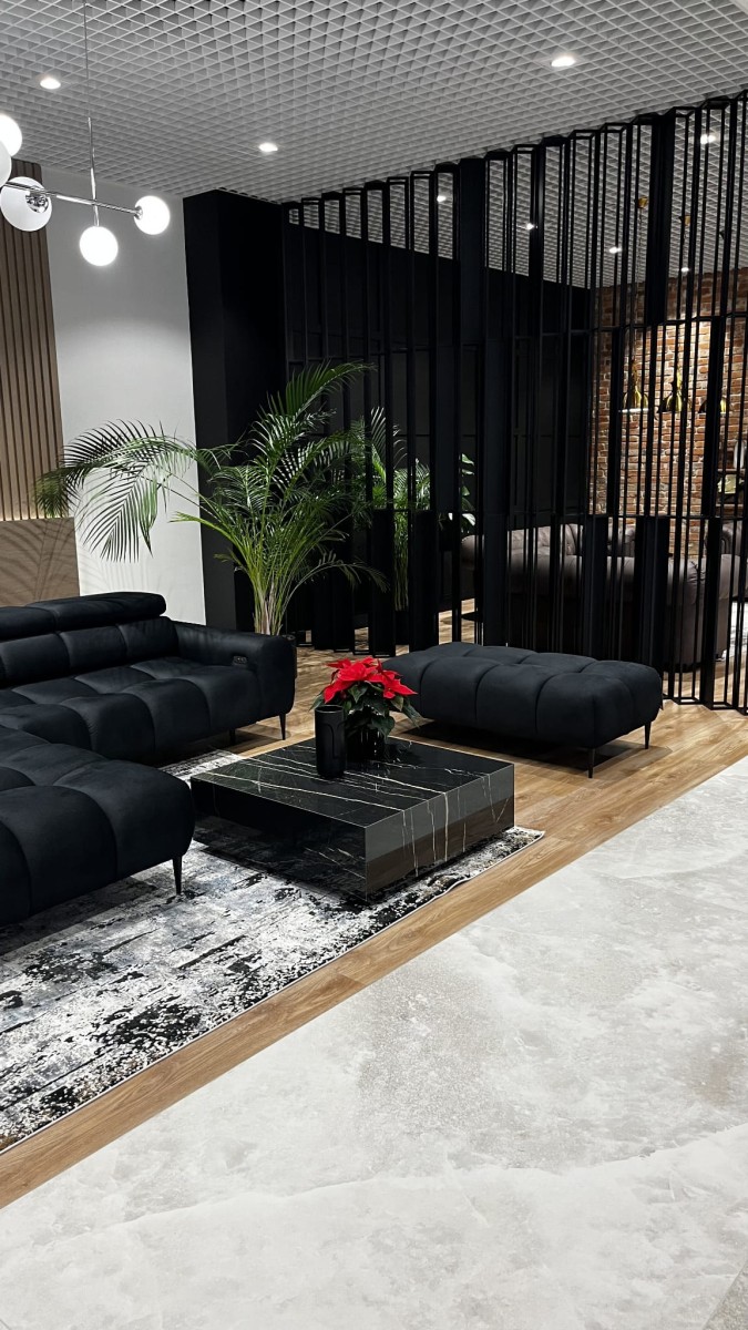 Narożnik + pufa PLAZA