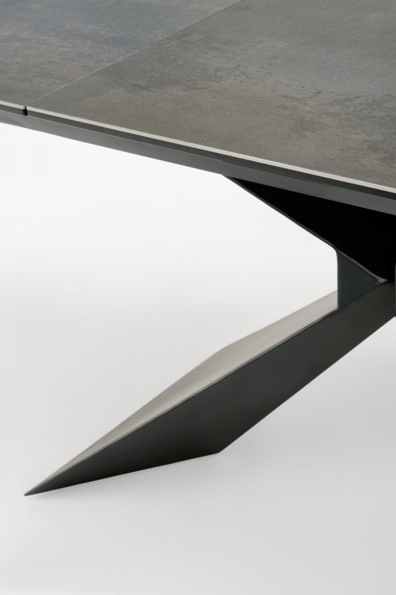 LUCIANO stół rozkładany, blat: niebieski marmur (2p=1szt)