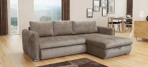 Narożnik Grande [Gabi] z funkcją spania i pojemnikiem na pościel