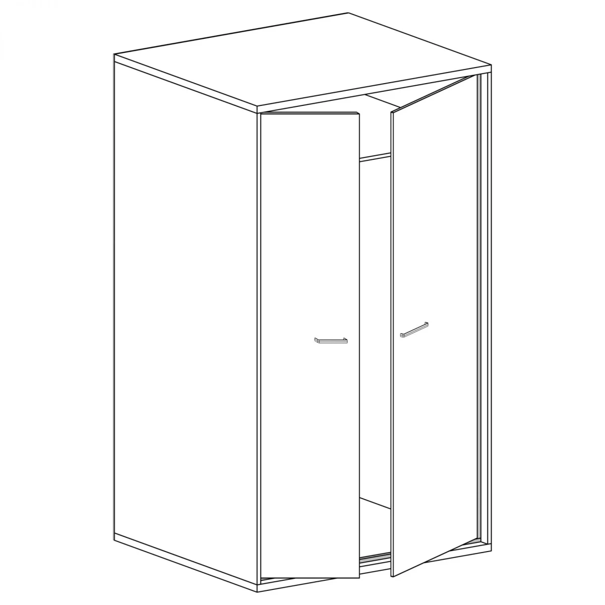 M-1 Jarstol Mediolan - wymiary szafy