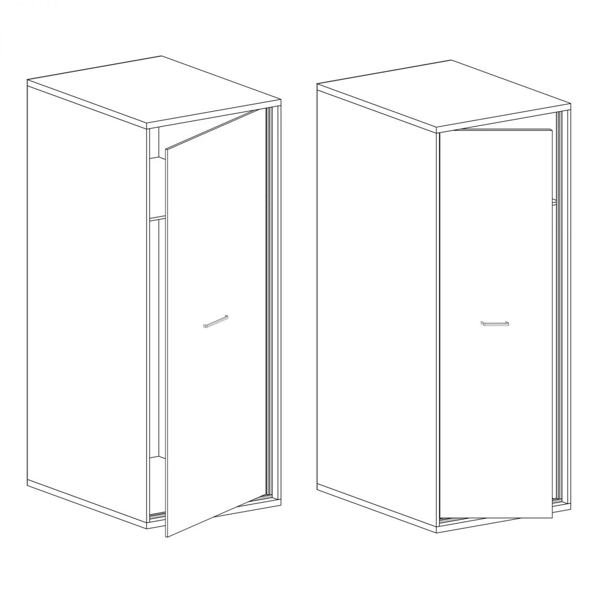 M-2 szafa na ubrania JARSTOL - wymiary