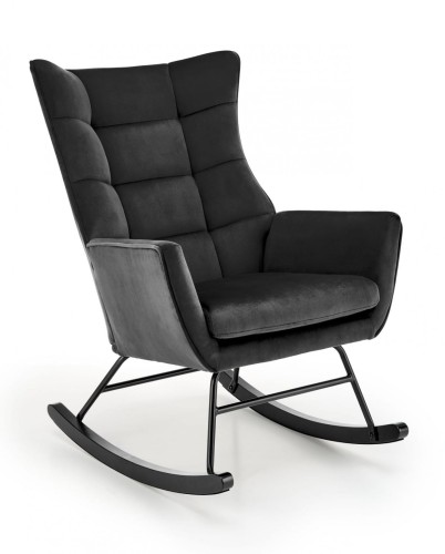BAZALTO fotel bujany czarny (1p=1szt)