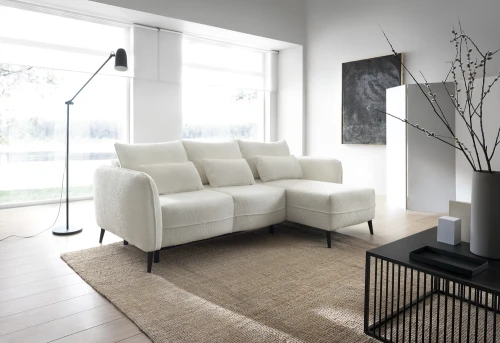 Narożnik Elegy [PUSZMAN] z funkcją spania i pojemnikiem