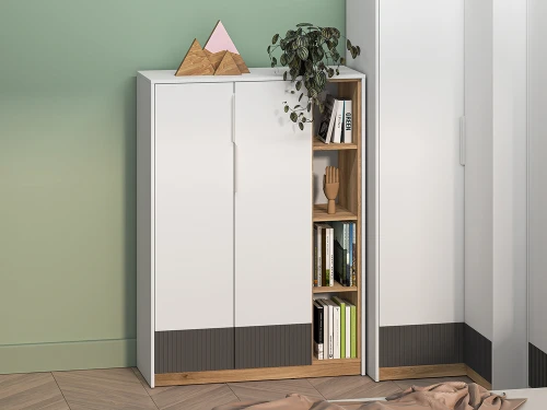 Komoda dwudrzwiowa Torino 05 [ML Meble] z półkami