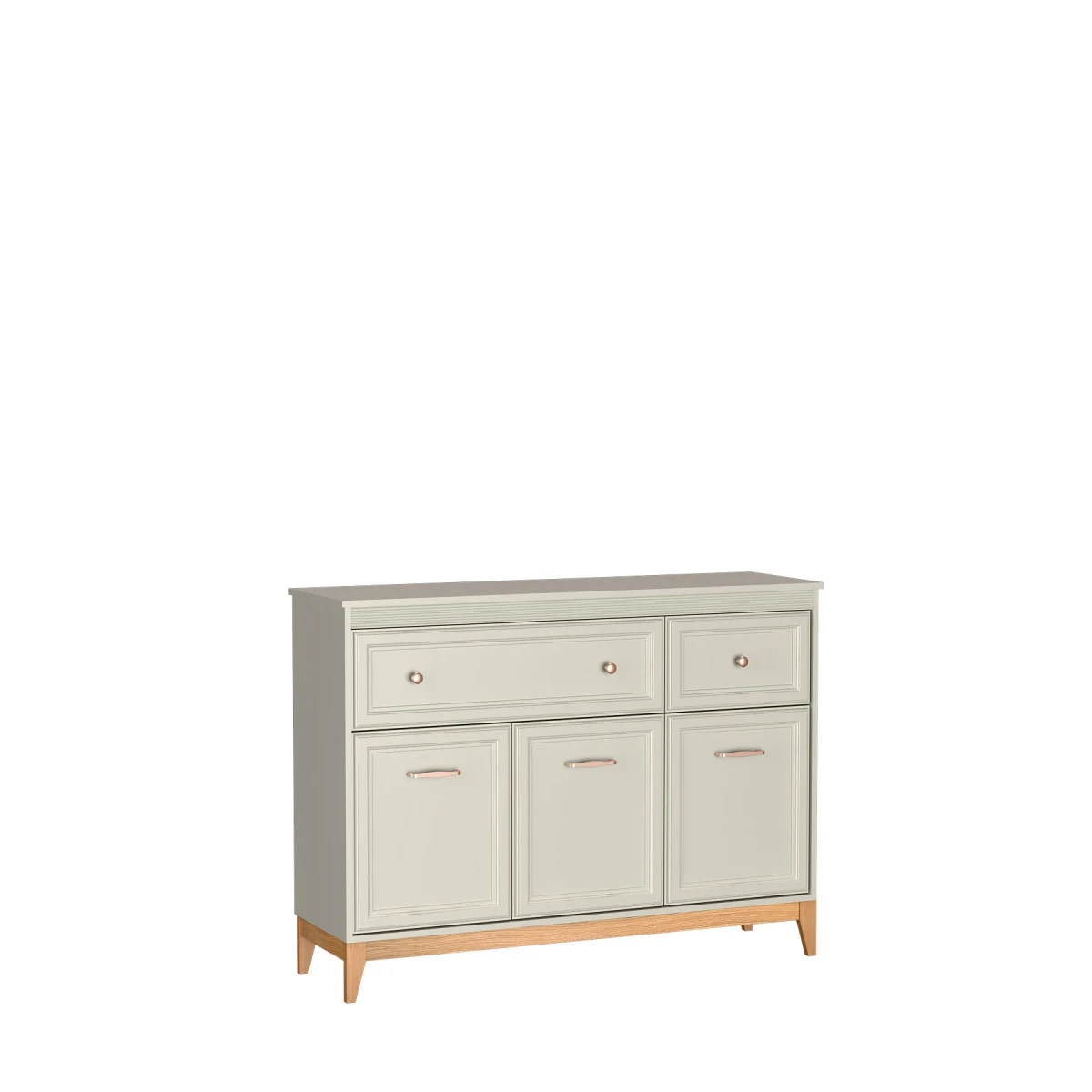 Komoda trzydrzwiowa z szufladami Windsor W-1