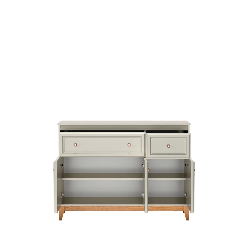 Komoda trzydrzwiowa z szufladami Windsor W-1