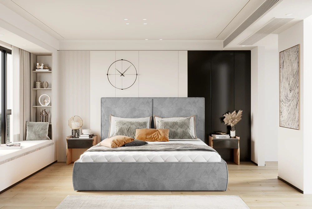 Łóżko tapicerowane Nicole