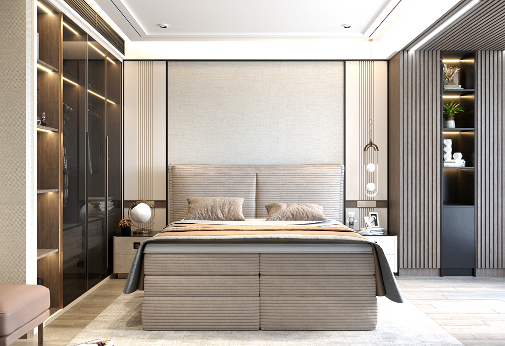 Łóżko kontynentalne Madden