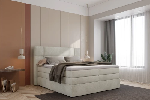 Łóżko kontynentalne Palace 180x200 [WERSAL] z pojemnikiem na pościel