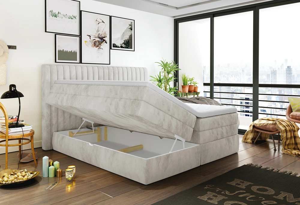 Łóżko kontynentalne Minola