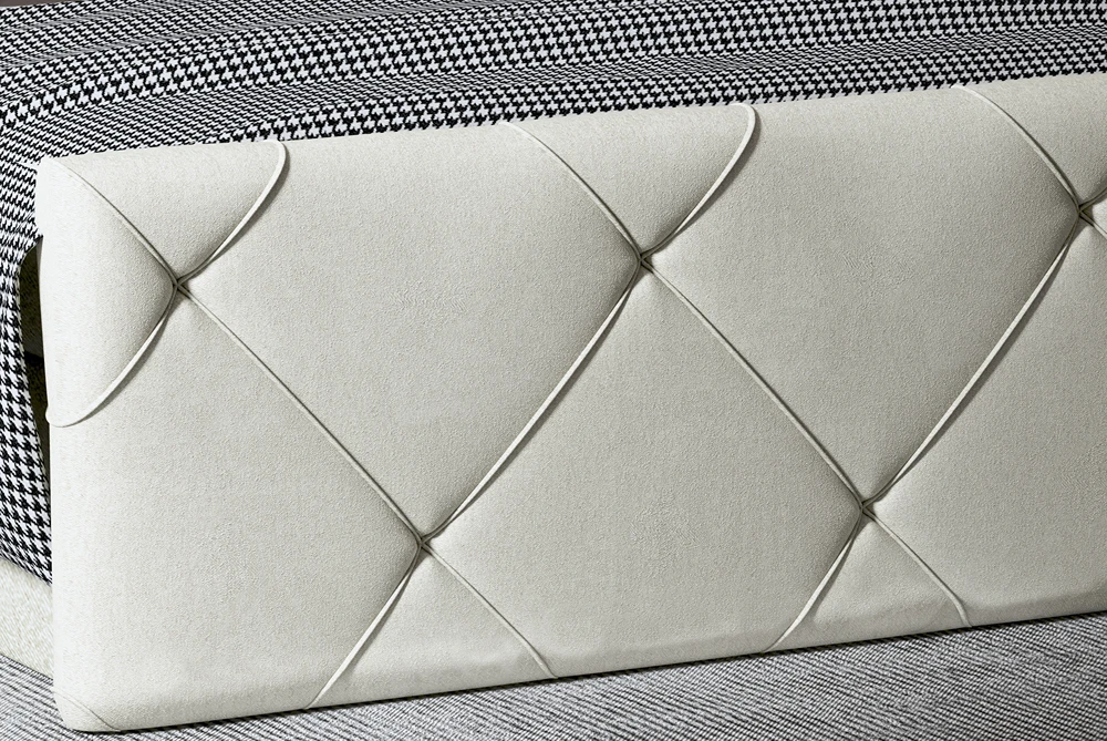 Łóżko kontynentalne Mossa