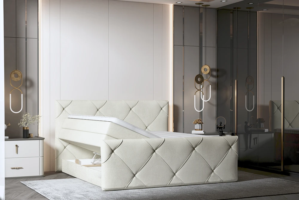 Łóżko kontynentalne Mossa