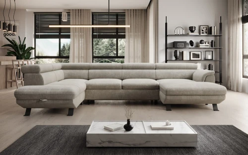 Narożnik Raven XL [WERSAL] z funkcją spania i pojemnikiem na pościel