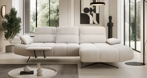 Narożnik Falcao S [WERSAL] z funkcją relax i elektrycznie wysuwanym podnóżkiem