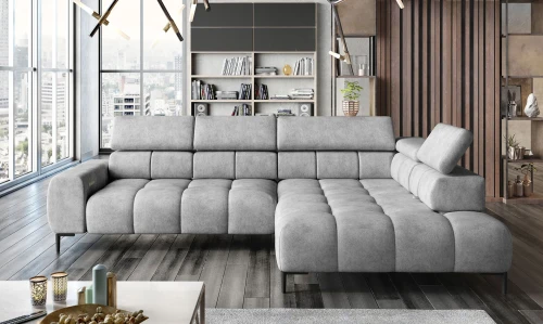 Narożnik PLAZA L - Salvador 13 [WERSAL] z funkcją RELAX i elektrycznym wysuwem - dostępny od ręki