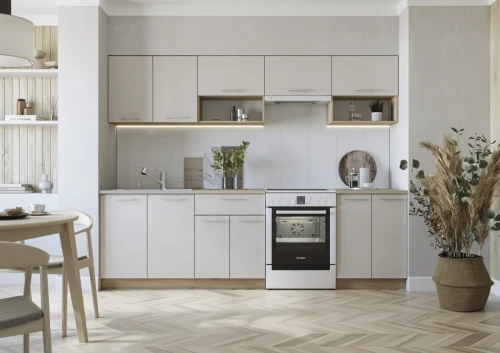 VIOLA 260 kuchnia zestaw korpus: dąb cremona, fronty: kaszmir (10p=1kpl)