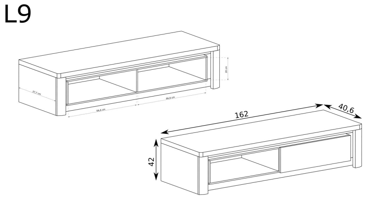 Szafka RTV Livinio L-9