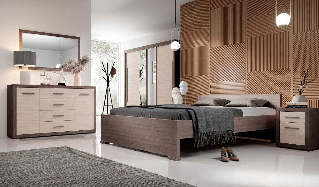 Komoda Vegas V-3 korpus santana ciemna front santana jasna