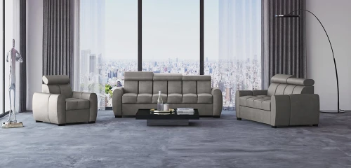 Zestaw Gomez [MARS] sofa trzyosobowa z funkcją spania + sofa dwuosobowa + fotel