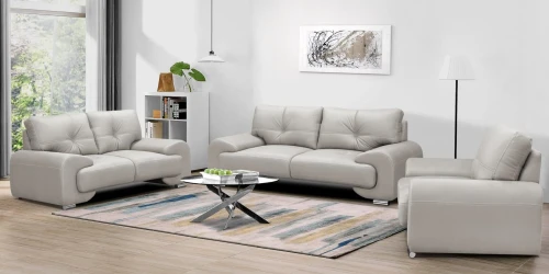 Zestaw Omega Lux New [MARS] sofa trzyosobowa + sofa dwuosobowa + fotel