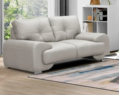 Sofa Omega Lux New [MARS] dwuosobowa z komfortowym siedziskiem