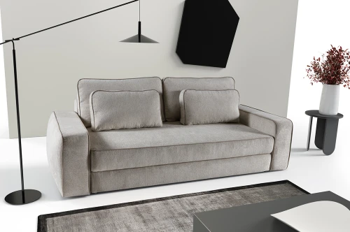 Sofa Ballow [LINNEO] z funkcją spania i pojemnikiem na pościel