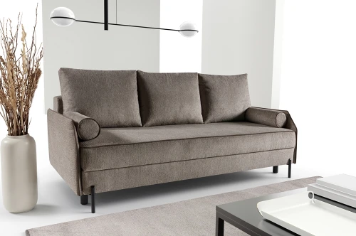 Sofa Bueno [LINNEO] z funkcją spania i pojemnikiem na pościel
