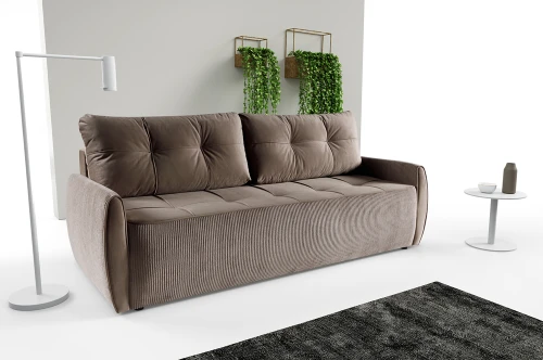 Sofa Morello [LINNEO] z funkcją spania i pojemnikiem na pościel