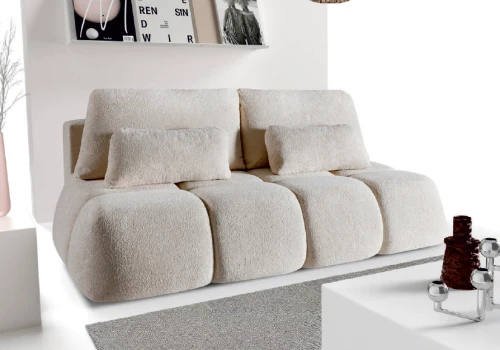 Sofa Yasper [LINNEO] z funkcją spania i pojemnikiem na pościel