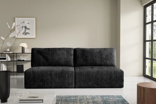 Sofa Bergamo [INTENSO] z funkcją spania i dwoma pojemnikami