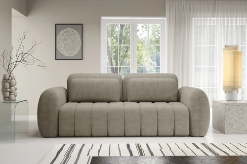 Sofa Barletta [INTENSO] z funkcją spania i pojemnikiem na pościel