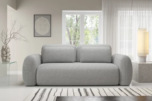 Sofa Rossano [INTENSO] z funkcją spania i pojemnikiem na pościel