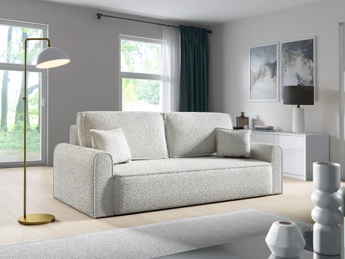Sofa Maratea [INTENSO] z funkcją spania i pojemnikiem na pościel