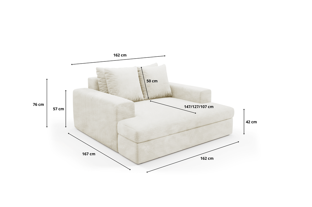 Sofa Modena wymiary