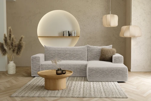 Sofa Torretta [INTENSO] z funkcją spania i pojemnikiem na pościel