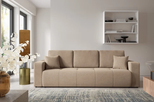 Sofa Zinga [INTENSO] z funkcją spania i pojemnikiem na pościel